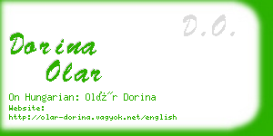 dorina olar business card